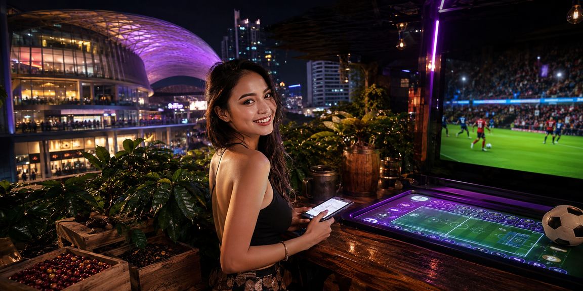Pengguna menikmati taruhan esports sambil ngopi di kafe Vietnam yang ramai dan modern
